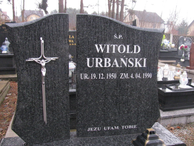 Witold Urbański 1950 Trzebinia - Grobonet - Wyszukiwarka osób pochowanych