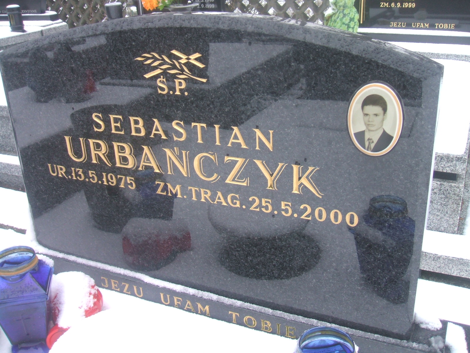 Sebastian Urbańczyk 1975 Trzebinia - Grobonet - Wyszukiwarka osób pochowanych