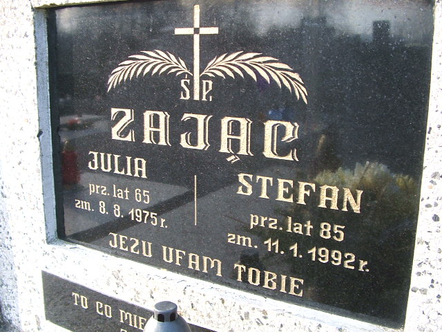 Stefan Zając Trzebinia - Grobonet - Wyszukiwarka osób pochowanych