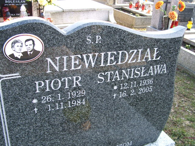 Piotr Niewiedział 1926 Trzebinia - Grobonet - Wyszukiwarka osób pochowanych