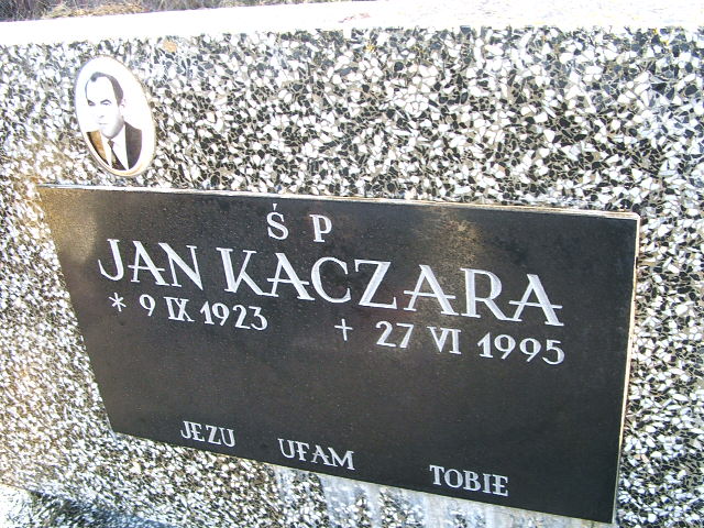 Jan Kaczara 1923 Trzebinia - Grobonet - Wyszukiwarka osób pochowanych