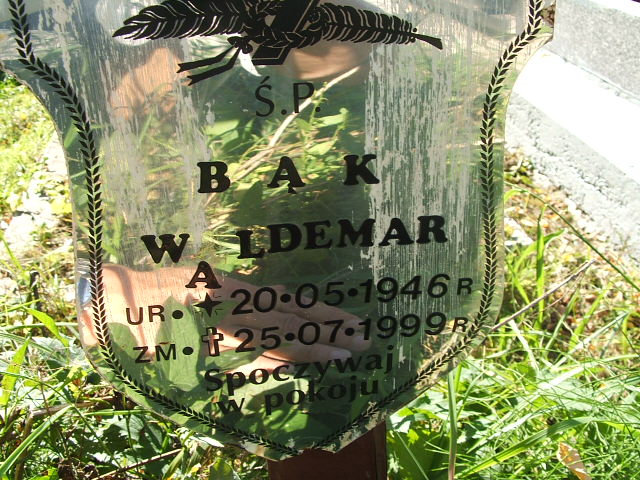 Waldemar Bąk 1946 Trzebinia - Grobonet - Wyszukiwarka osób pochowanych