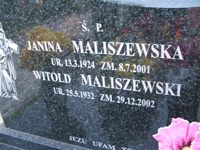 Witold Maliszewski 1932 Trzebinia - Grobonet - Wyszukiwarka osób pochowanych