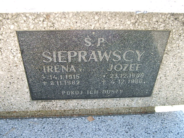 Józef Sieprawski 1906 Trzebinia - Grobonet - Wyszukiwarka osób pochowanych