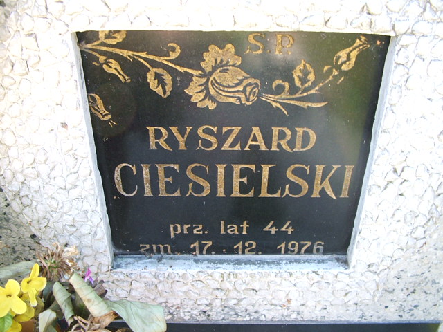 Ryszard Ciesielski Trzebinia - Grobonet - Wyszukiwarka osób pochowanych