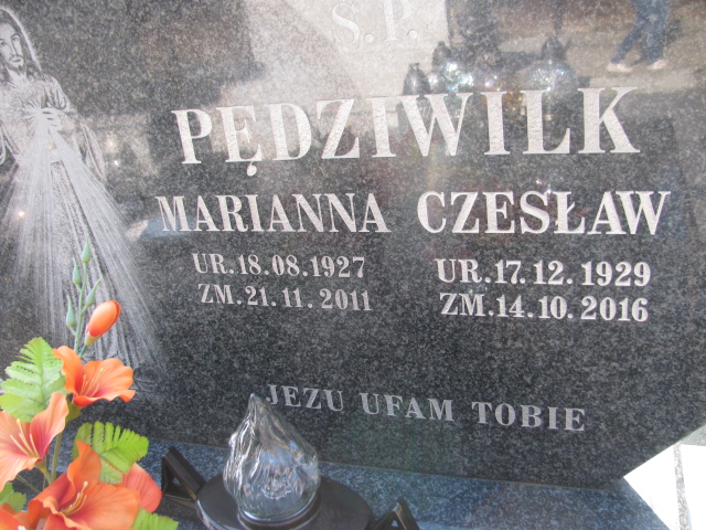 Marianna Pędziwilk 1927 Trzebinia - Grobonet - Wyszukiwarka osób pochowanych