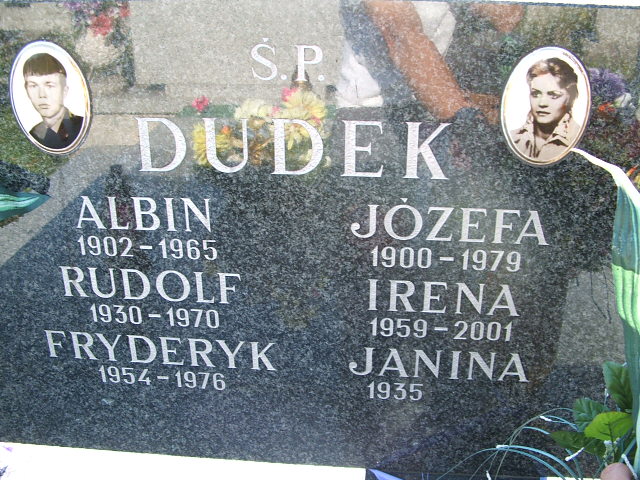 Józefa Dudek 1900 Trzebinia - Grobonet - Wyszukiwarka osób pochowanych