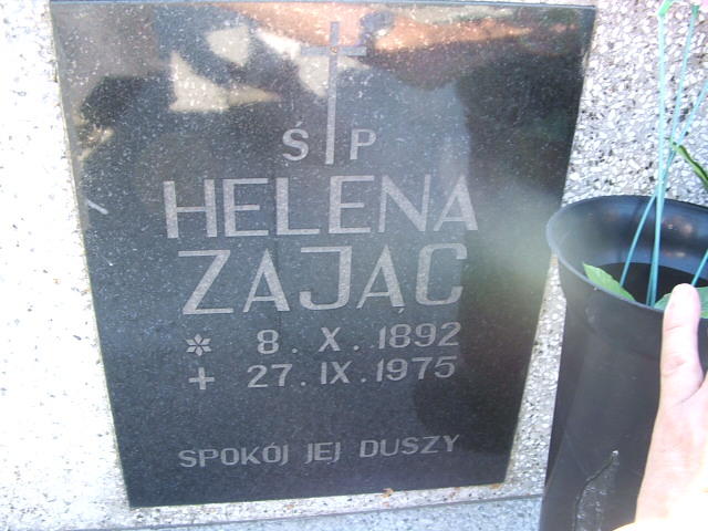 Julia Kamieniarz 1916 Trzebinia - Grobonet - Wyszukiwarka osób pochowanych