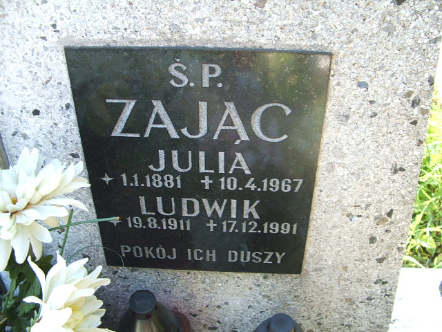 Ludwik Zając 1911 Trzebinia - Grobonet - Wyszukiwarka osób pochowanych