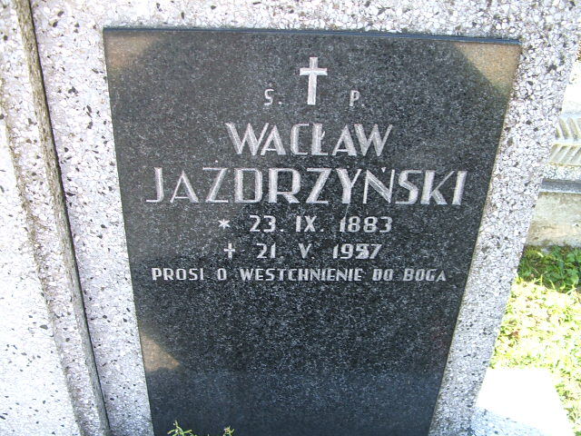 Wacław Jażdżyński 1883 Trzebinia - Grobonet - Wyszukiwarka osób pochowanych
