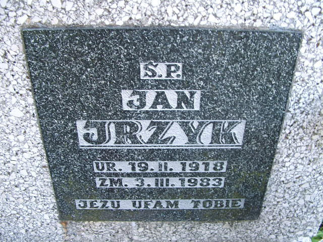 Jan Irzyk 1918 Trzebinia - Grobonet - Wyszukiwarka osób pochowanych