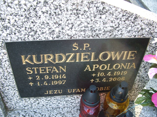 Stefan Kurdziel 1914 Trzebinia - Grobonet - Wyszukiwarka osób pochowanych