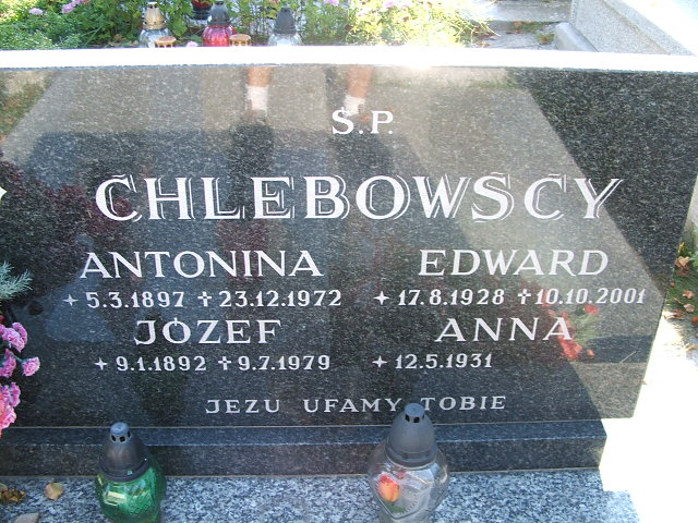 Antonina Chlebowska 1897 Trzebinia - Grobonet - Wyszukiwarka osób pochowanych