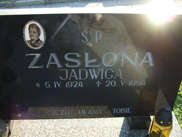 Jadwiga Zasłona 1924 Trzebinia - Grobonet - Wyszukiwarka osób pochowanych