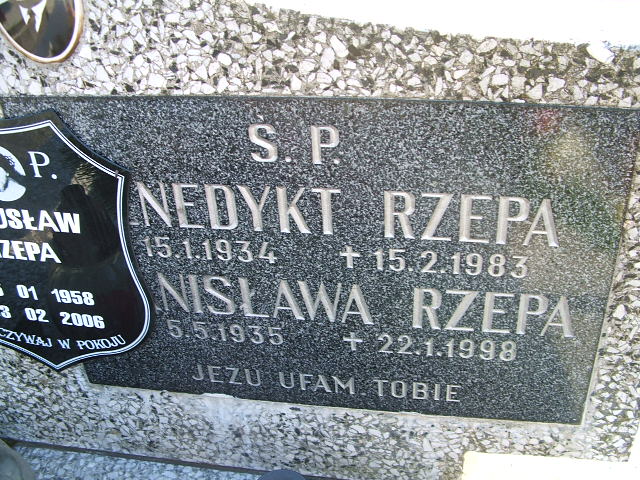 Benedykt Rzepa 1934 Trzebinia - Grobonet - Wyszukiwarka osób pochowanych