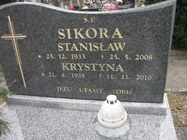 Stanisław Sikora 1933 Trzebinia - Grobonet - Wyszukiwarka osób pochowanych