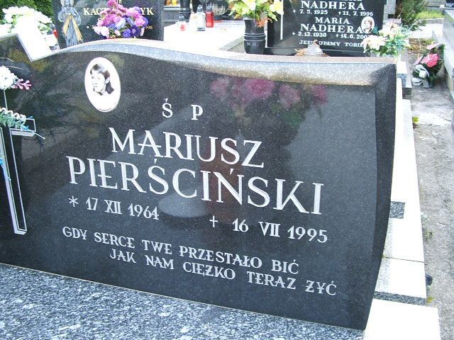 Mariusz Pierściński 1964 Trzebinia - Grobonet - Wyszukiwarka osób pochowanych