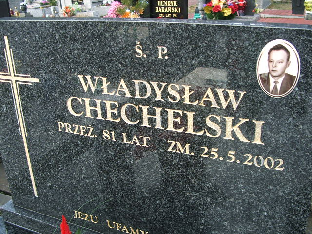 Władysław Chechelski 1920 Trzebinia - Grobonet - Wyszukiwarka osób pochowanych