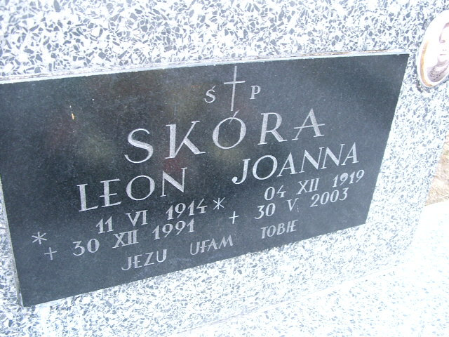 Joanna Skóra 1919 Trzebinia - Grobonet - Wyszukiwarka osób pochowanych