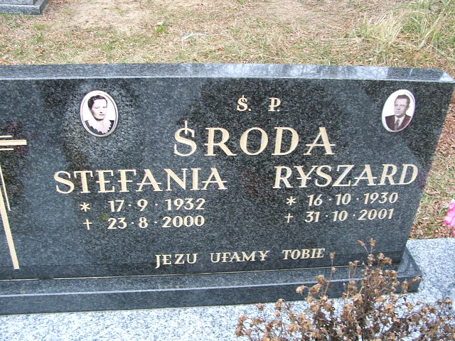 Stefania Środa 1932 Trzebinia - Grobonet - Wyszukiwarka osób pochowanych