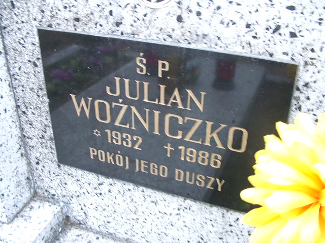Julian Woźniczko 1932 Trzebinia - Grobonet - Wyszukiwarka osób pochowanych