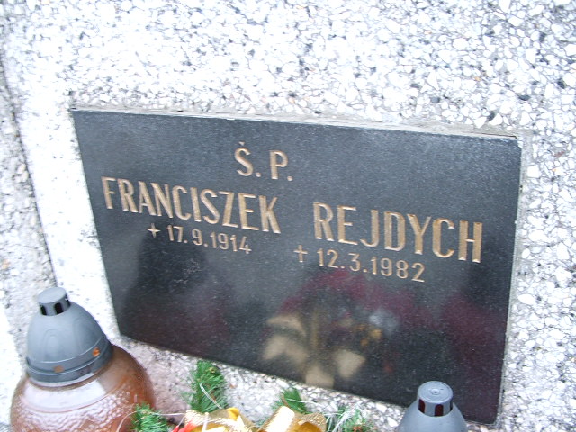 Franciszek Rejdych 1914 Trzebinia - Grobonet - Wyszukiwarka osób pochowanych