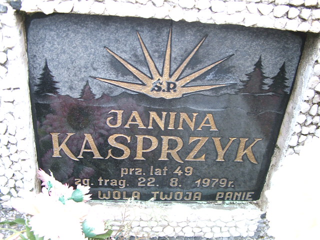 Rozalia Kasprzyk 1926 Trzebinia - Grobonet - Wyszukiwarka osób pochowanych