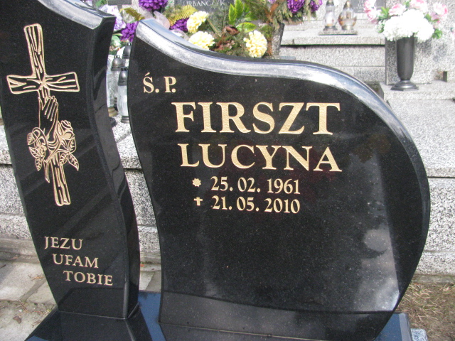 Lucyna Firszt 1961 Trzebinia - Grobonet - Wyszukiwarka osób pochowanych