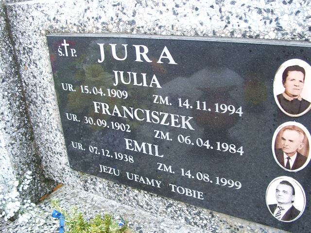 Julia Jura 1909 Trzebinia - Grobonet - Wyszukiwarka osób pochowanych