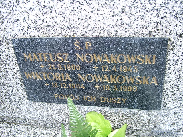 Wiktoria Nowakowska 1904 Trzebinia - Grobonet - Wyszukiwarka osób pochowanych