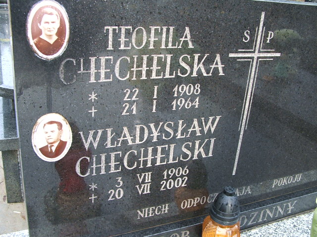 Janina Chechelska 1933 Trzebinia - Grobonet - Wyszukiwarka osób pochowanych