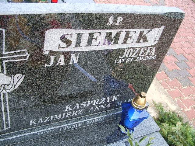 Jan Siemek 1924 Trzebinia - Grobonet - Wyszukiwarka osób pochowanych