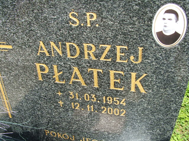 Andrzej Płatek 1954 Trzebinia - Grobonet - Wyszukiwarka osób pochowanych