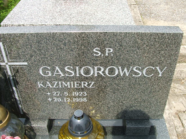 Kazimierz Gąsiorowski 1923 Trzebinia - Grobonet - Wyszukiwarka osób pochowanych