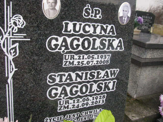 Lucyna Gągolska 1937 Trzebinia - Grobonet - Wyszukiwarka osób pochowanych