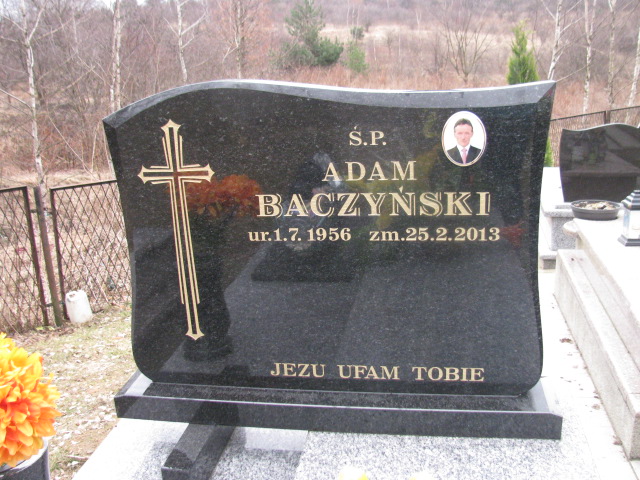 Adam Baczyński 1956 Trzebinia - Grobonet - Wyszukiwarka osób pochowanych