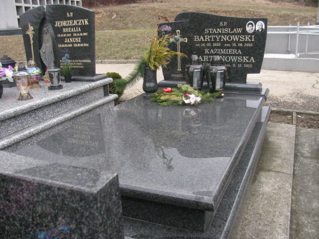Grób Kazimiera Julia Bartynowska