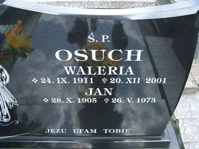 Waleria Osuch 1911 Trzebinia - Grobonet - Wyszukiwarka osób pochowanych