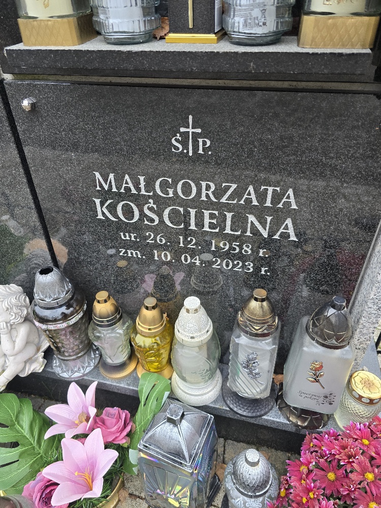 Małgorzata Kościelna 1958 Trzebinia - Grobonet - Wyszukiwarka osób pochowanych